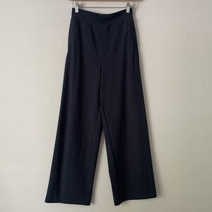 Ninepine Asana Relaxed Straight Leg Pants 28" Navy Size S Stretch Comfort Travel